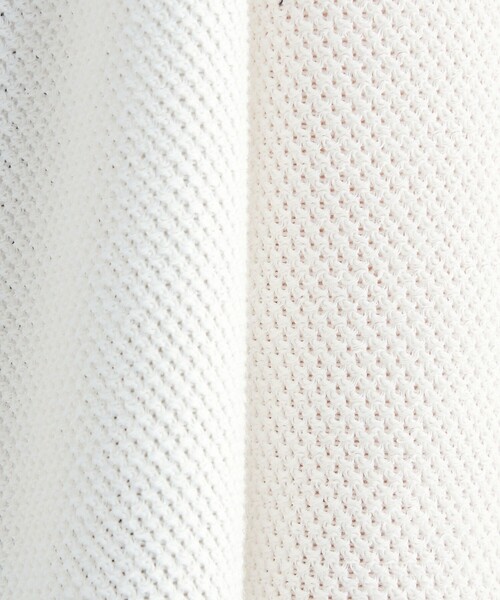 green label relaxing（グリーンレーベルリラクシング）の「メッシュ ジップ カーディガン（カーディガン/ボレロ・レディース・ホワイト/ライム/ネイビー・FREE）」の18枚目の写真