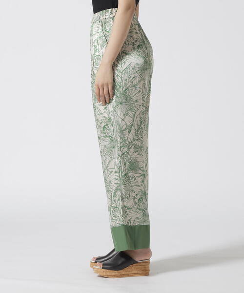DROIT BELLO（ドロイトベロ）の「DROIT BELLO (ドロイトベロ) リーフ柄イージーパンツ（その他パンツ・レディース・モスグリーン・F）」の3枚目の写真