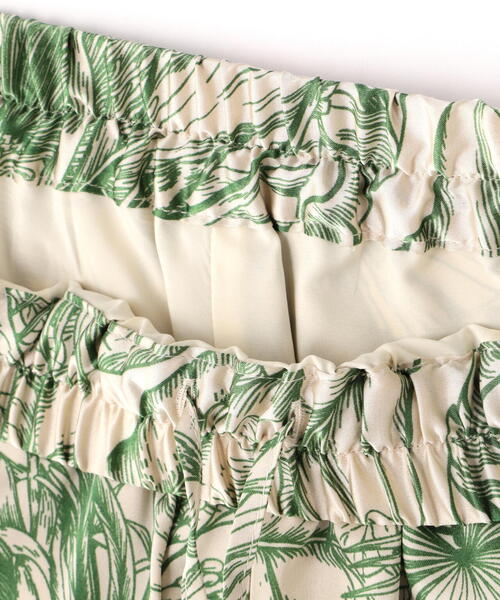 DROIT BELLO（ドロイトベロ）の「DROIT BELLO (ドロイトベロ) リーフ柄イージーパンツ（その他パンツ・レディース・モスグリーン・F）」の5枚目の写真