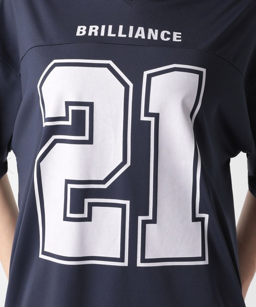 FOREVER 21(フォーエバー トゥエンティーワン)の「【2024SS】ナンバーロゴTシャツ(Tシャツ/カットソー・レディース・オフホワイト/ネイビー/グリーン・FREE)」の8枚目の写真