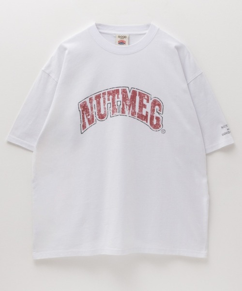 Mac-House(マックハウス)の「GOOD CREW x NUTMEGコラボTシャツ(Tシャツ/カットソー・メンズ・ホワイト/ライトグレー/ネイビー/チャコールグレー・M/L/XL)」の1枚目の写真