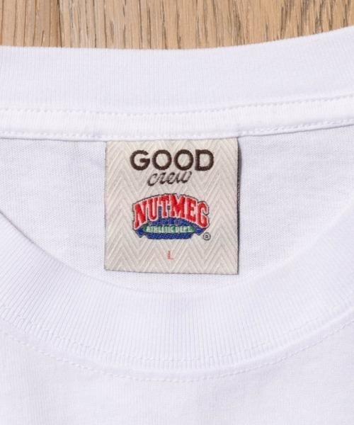 Mac-House(マックハウス)の「GOOD CREW x NUTMEGコラボTシャツ(Tシャツ/カットソー・メンズ・ホワイト/ライトグレー/ネイビー/チャコールグレー・M/L/XL)」の13枚目の写真