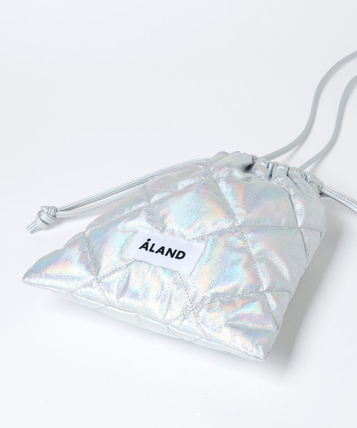 ALAND（エーランド）の「ALAND／メタリックキルトミニBAG（ショルダーバッグ・レディース・ピンク系その他/シルバー系その他・ONE SIZE）」の4枚目の写真