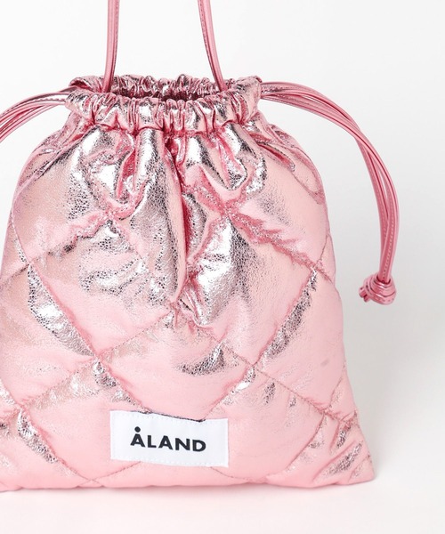 ALAND（エーランド）の「ALAND／メタリックキルトミニBAG（ショルダーバッグ・レディース・ピンク系その他/シルバー系その他・ONE SIZE）」の7枚目の写真