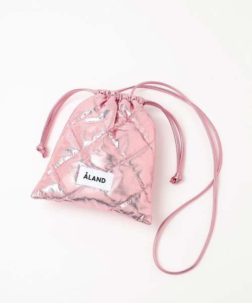 ALAND（エーランド）の「ALAND／メタリックキルトミニBAG（ショルダーバッグ・レディース・ピンク系その他/シルバー系その他・ONE SIZE）」の17枚目の写真