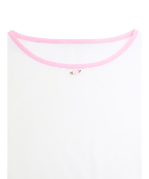 Uenui（ウニュイ）の「リンガー ローズ Tシャツ ワンポイント（Tシャツ/カットソー・レディース・ブルー/ブラック/ホワイト・FREE）」の13枚目の写真