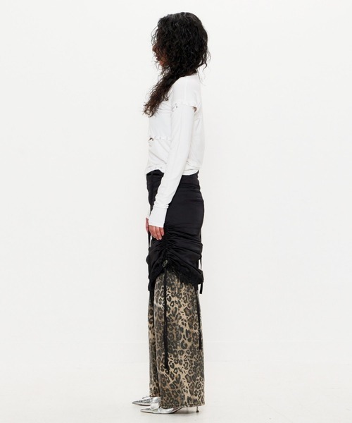 BEEDEN（ビーデン）の「LEOPARD PRINT WIDE STRAIGHT PANTS（その他パンツ・レディース・レオパード・MEDIUM/SMALL）」の16枚目の写真