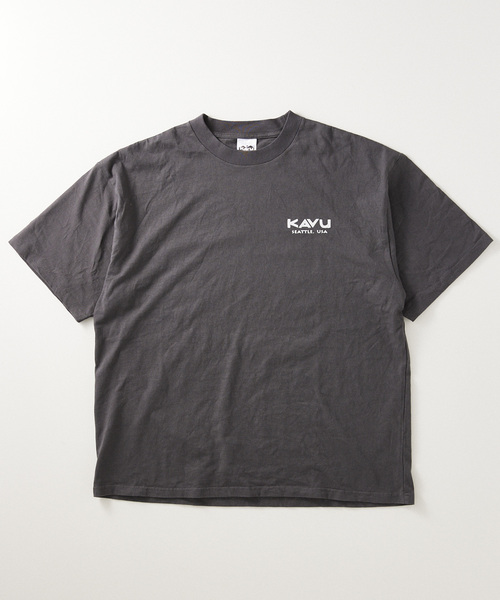 KAVU（カブー）の「KAVU / カブー 別注 Beach T-SH（Tシャツ/カットソー・メンズ・ブラック/ホワイト・MEDIUM/LARGE/X-LARGE）」の4枚目の写真