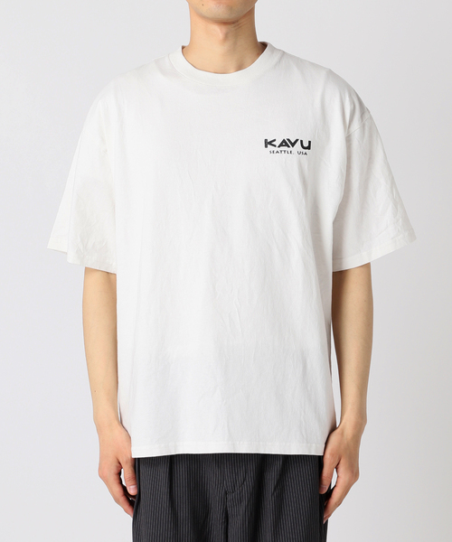 KAVU（カブー）の「KAVU / カブー 別注 Beach T-SH（Tシャツ/カットソー・メンズ・ブラック/ホワイト・MEDIUM/LARGE/X-LARGE）」の15枚目の写真