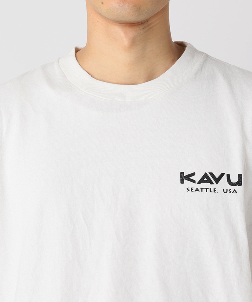 KAVU（カブー）の「KAVU / カブー 別注 Beach T-SH（Tシャツ/カットソー・メンズ・ブラック/ホワイト・MEDIUM/LARGE/X-LARGE）」の20枚目の写真