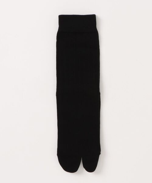 Mayree(メイリー)の「【float】ベーシック リブ クルー丈 2本指/足袋ソックス(ソックス/靴下・レディース・ブラック/グレー/チャコール/オフホワイト・FREE)」の15枚目の写真