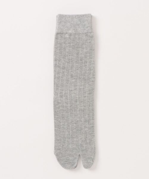 Mayree(メイリー)の「【float】ベーシック リブ クルー丈 2本指/足袋ソックス(ソックス/靴下・レディース・ブラック/グレー/チャコール/オフホワイト・FREE)」の16枚目の写真