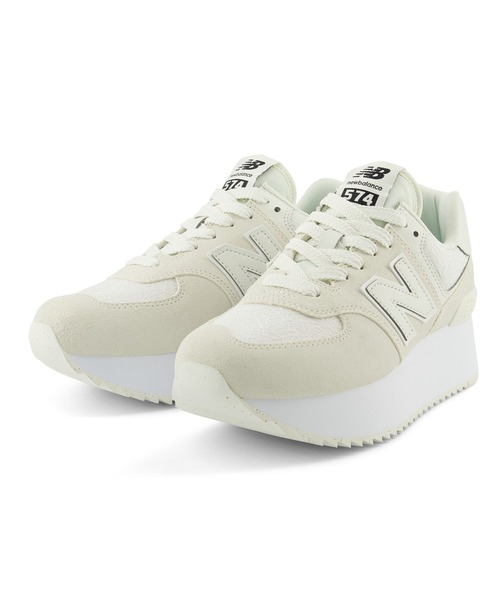 新品 new balance 厚底 スニーカー 24cm 新品 】24 5cm ニューバランス 574厚底スニーカー｜Yahoo!フリマ