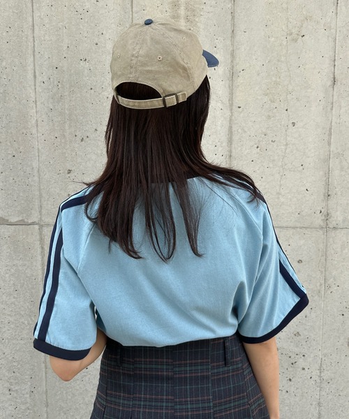 kutir(クティール)の「ラインリンガーゲームTシャツ(Tシャツ/カットソー・レディース・ブルー/ホワイト/ネイビー・FREE)」の19枚目の写真