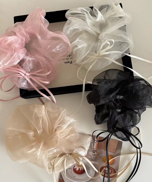 リボンハングシアービッグシュシュ（シュシュ）｜leune（ルネ）の