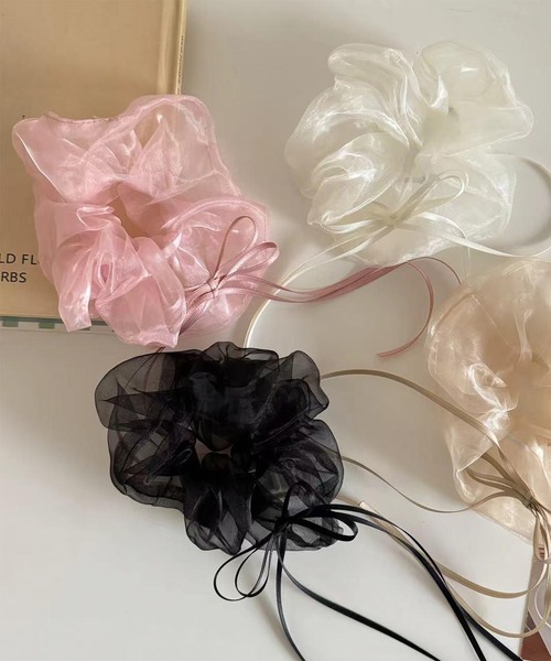 リボンハングシアービッグシュシュ（シュシュ）｜leune（ルネ）の