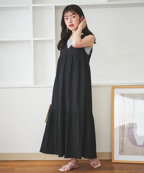 セール】【150㎝前後の小柄さんサイズ】楊柳ティアード セール】【150㎝前後の小柄さんサイズ】楊柳ティアード