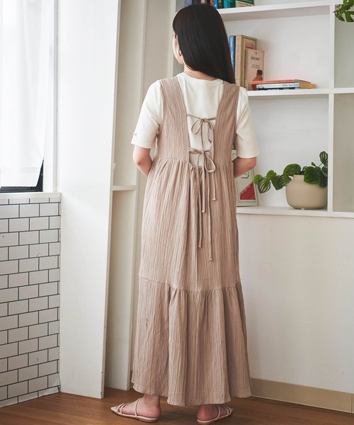 楊柳ティアードワンピース（ワンピース）｜mil（ミル）のファッション