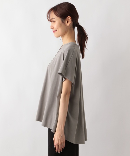セール】快適フレアスキッパーT/992264（Tシャツ/カットソー