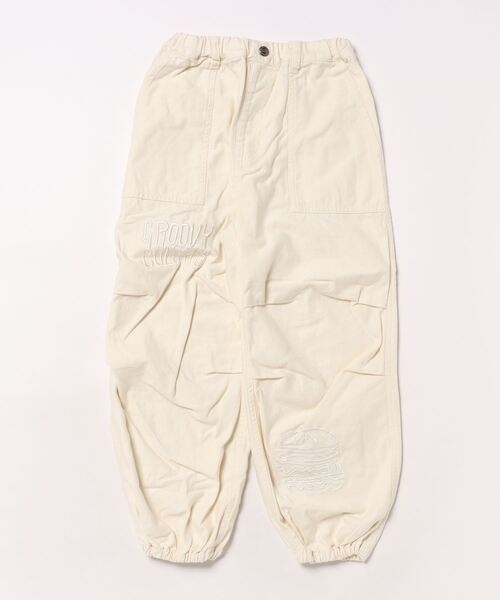 GROOVY COLORS（グルービーカラーズ）の「Back Satin GRAFFITI Pants（その他パンツ・キッズ・アイボリー・130/140）」の4枚目の写真