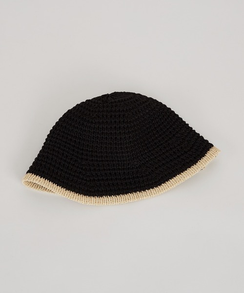 improves（インプローブス）の「ポリエステル素材 クロシェハット（ハット・メンズ・ホワイト/ベージュ/ブラック/アイボリー・FREE）」の11枚目の写真