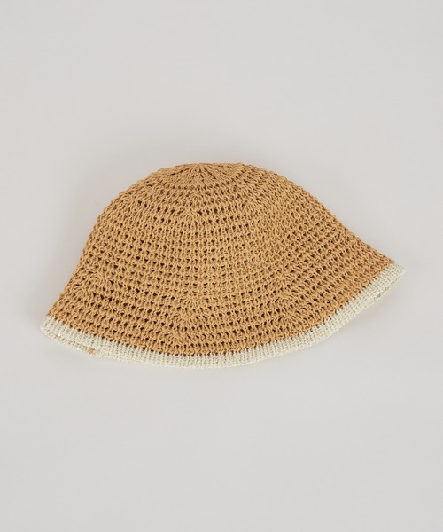 improves（インプローブス）の「ポリエステル素材 クロシェハット（ハット・メンズ・ホワイト/ベージュ/ブラック/アイボリー・FREE）」の12枚目の写真