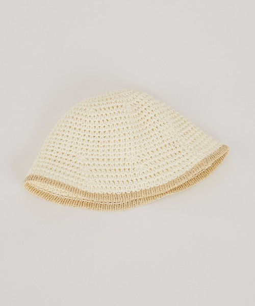 improves（インプローブス）の「ポリエステル素材 クロシェハット（ハット・メンズ・ホワイト/ベージュ/ブラック/アイボリー・FREE）」の9枚目の写真