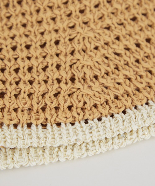 improves（インプローブス）の「ポリエステル素材 クロシェハット（ハット・メンズ・ホワイト/ベージュ/ブラック/アイボリー・FREE）」の15枚目の写真