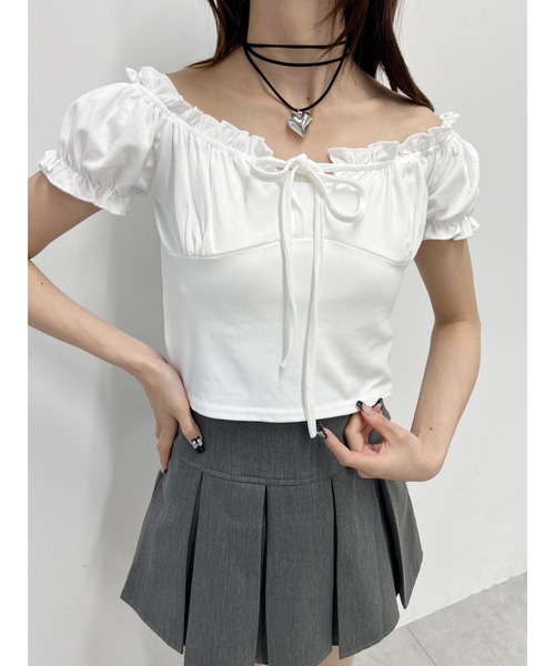 KAPITAL キャピタル　黒　Tシャツ　リボン　ギャザー KAPITAL キャピタル 黒 Tシャツ リボン ギャザー - メルカリ