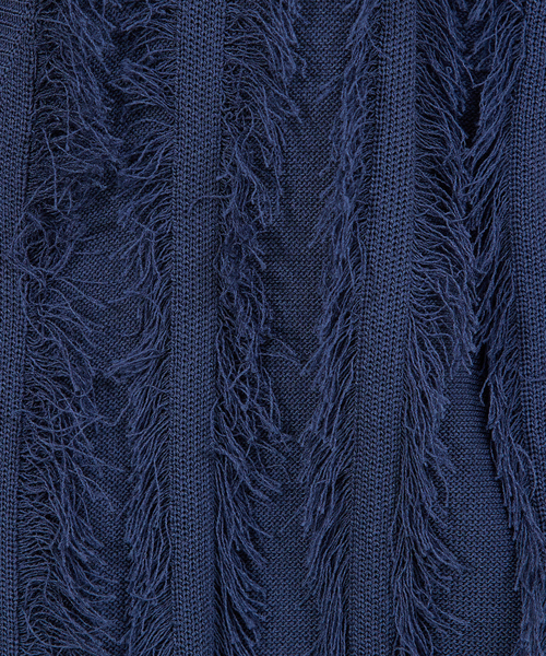 abahouse mavie(アバハウスマヴィ)の「【セットアップ対応】フリンジニットジレ/ベスト/冬服(ベスト・レディース・ブラック/ブルー・フリー)」の18枚目の写真