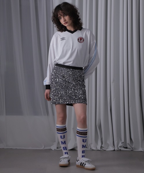 UMBRO（アンブロ）の「(UMBRO×ROSE BUD)<ROSE BUD限定>ソックス（ソックス/靴下・レディース・ホワイト系その他・FREE）」の3枚目の写真