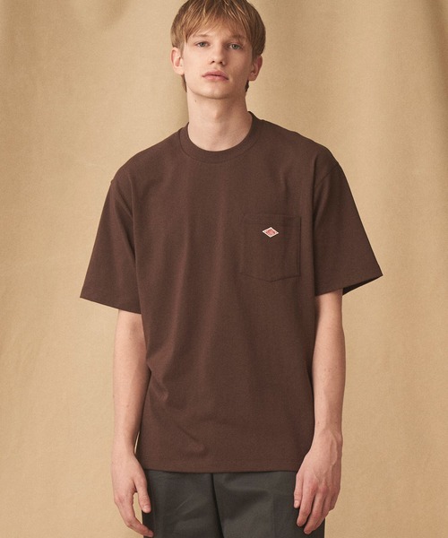 MEN'S SHORT SLEEVE POCKET T-SHIRT PLAIN（Tシャツ/カットソー）｜DANTON（ダントン）