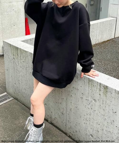 BACK TO THE FIELD(バック トゥー ザ フィールド)の「【MLB】エンボスビッグロゴワンピース(ワンピース・レディース・ブラック/ブルー/グレー・FREE)」の11枚目の写真