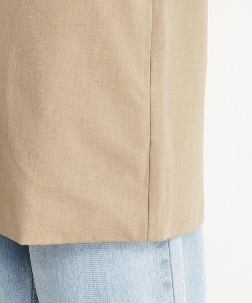 THE SHOP TK （ザ ショップ ティーケー ）の「【洗濯機OK】ノーカラージレ（ベスト・レディース・ベージュ/チャコールグレー/ブラック・12/13）」の20枚目の写真