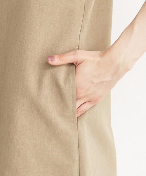 THE SHOP TK （ザ ショップ ティーケー ）の「【洗濯機OK】ノーカラージレ（ベスト・レディース・ベージュ/チャコールグレー/ブラック・12/13）」の21枚目の写真