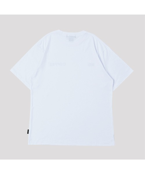 NO COFFEE(ノーコーヒー)の「コーデュラコットン ロゴプリント S/S Tee(Tシャツ/カットソー・メンズ・ホワイト/ブラック・LARGE/XX-LARGE/X-LARGE/MEDIUM)」の11枚目の写真