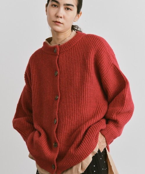ミックスニットオーバーカーディガン（カーディガン/ボレロ）｜Libra