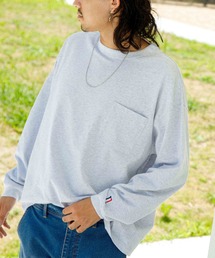 ムラサキスポーツ（ムラサキスポーツ）の「【ムラサキスポーツ限定】DEAR LAUREL/ディアローレル 機能素材 長袖 Tシャツ ロンT 無地 ポケット ポケT D24F2201（Tシャツ/カットソー・メンズ）」