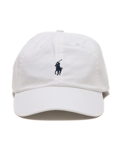 POLO RALPH LAUREN（ポロ ラルフ ローレン）の「POLO RALPH LAUREN SPORT CAP-HAT / ポロ ラルフ ローレン クラッシック スポーツ キャップ（キャップ・メンズ・ホワイト・ONE SIZE）」の5枚目の写真