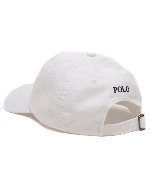 POLO RALPH LAUREN（ポロ ラルフ ローレン）の「POLO RALPH LAUREN SPORT CAP-HAT / ポロ ラルフ ローレン クラッシック スポーツ キャップ（キャップ・メンズ・ホワイト・ONE SIZE）」の3枚目の写真