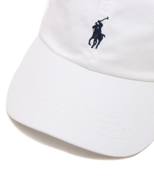 POLO RALPH LAUREN（ポロ ラルフ ローレン）の「POLO RALPH LAUREN SPORT CAP-HAT / ポロ ラルフ ローレン クラッシック スポーツ キャップ（キャップ・メンズ・ホワイト・ONE SIZE）」の8枚目の写真