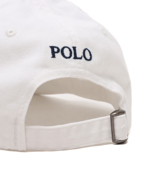 POLO RALPH LAUREN（ポロ ラルフ ローレン）の「POLO RALPH LAUREN SPORT CAP-HAT / ポロ ラルフ ローレン クラッシック スポーツ キャップ（キャップ・メンズ・ホワイト・ONE SIZE）」の6枚目の写真