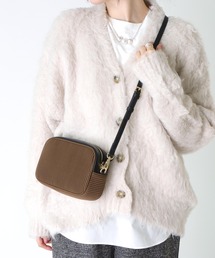 Three Four Time | トリムレザーwater proofプリーツショルダー(ショルダーバッグ)