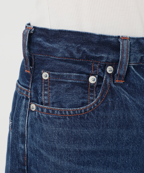 NEEDBY heritage(ニードバイヘリテージ)の「NEEDBY heritage(ニードバイ ヘリテージ ) KYLIE wide buggy N1C101337KDB(デニムパンツ・レディース・ネイビー・23/24/25/26)」の14枚目の写真