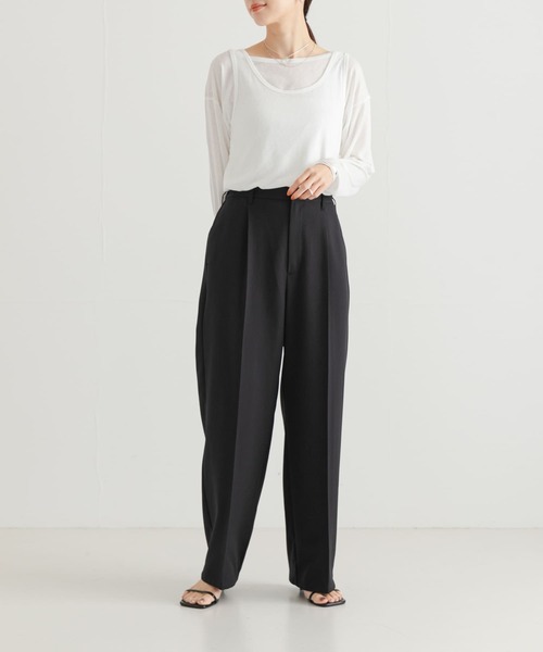 URBAN RESEARCH(アーバンリサーチ)の「Uネックシアータンクトップ(タンクトップ・レディース・オレンジ系その他/オフホワイト/ネイビー・FREE)」の22枚目の写真