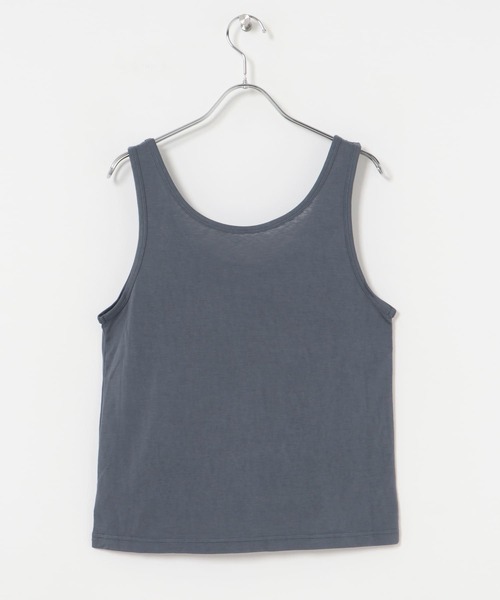 URBAN RESEARCH(アーバンリサーチ)の「Uネックシアータンクトップ(タンクトップ・レディース・オレンジ系その他/オフホワイト/ネイビー・FREE)」の8枚目の写真