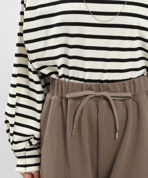 GLOBAL WORK Smile Seed Store（グローバルワーク スマイルシードストア）の「ジョーゼットイージーパンツ/131041（その他パンツ・レディース・モカ/アイボリー/ブラック/チャコール・SMALL/X-LARGE/LARGE/MEDIUM）」の16枚目の写真