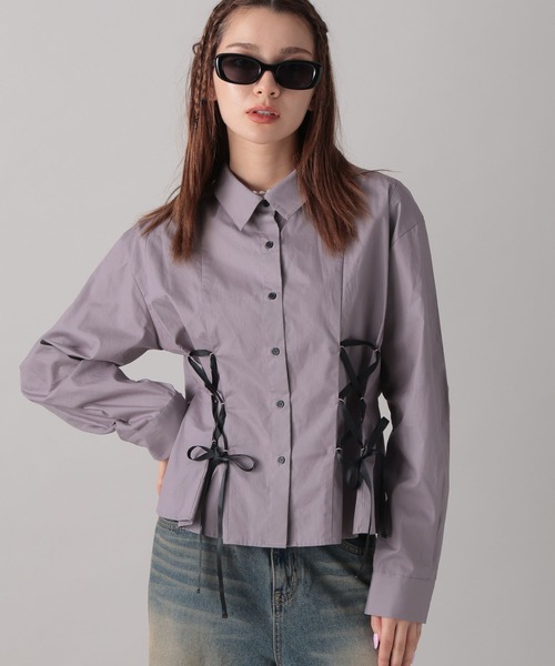 0911▲A85 レースシャツ オプティカルレースシャツ（6294WX45010） | TO B