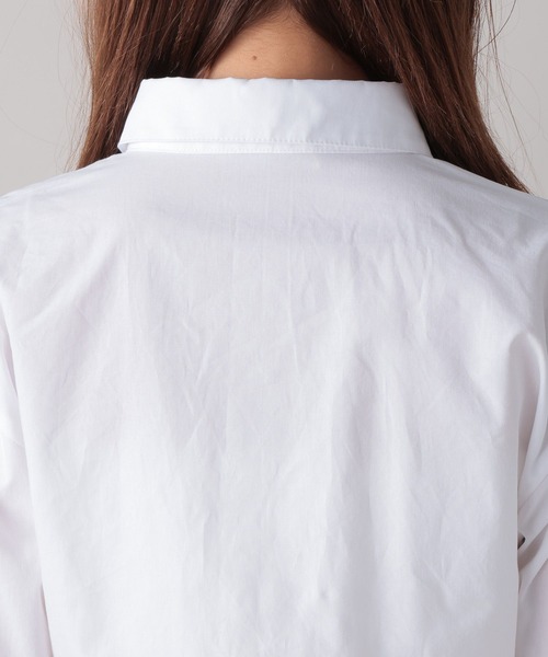 FOREVER 21（フォーエバー トゥエンティーワン）の「【2024FW】レースアップデザインシャツ（シャツ/ブラウス・レディース・オフホワイト/グレー・FREE）」の19枚目の写真