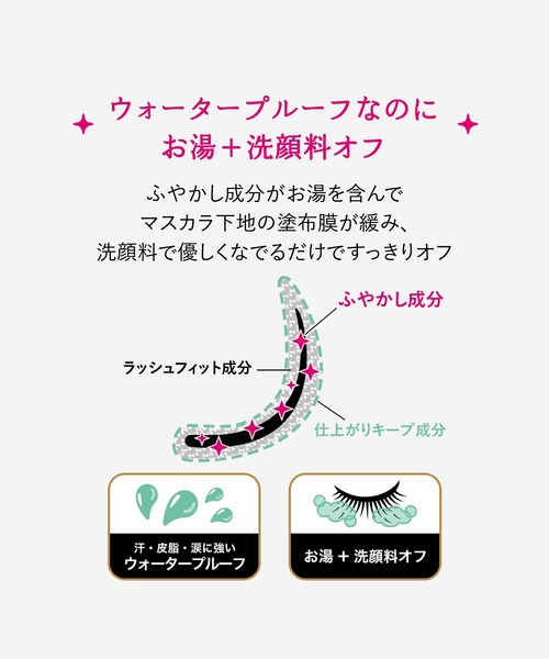 MAJOLICA MAJORCA(マジョリカマジョルカ)の「マジョリカ マジョルカ ラッシュシルエットキーパー(マスカラ・レディース・シースルーブラック・フリ-)」の8枚目の写真